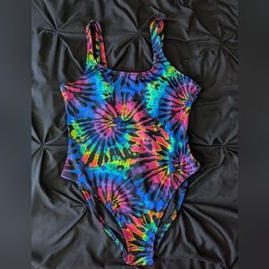 PINK Victoria's Secret Tie-Dye One Piece Swimsuit